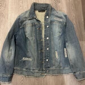 Inc large jean jacket